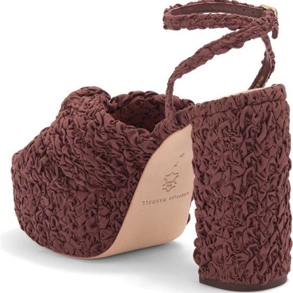 Loeffler Randall Roz Knot Ankle Strap Platform Sandal - Picture 2 of 8